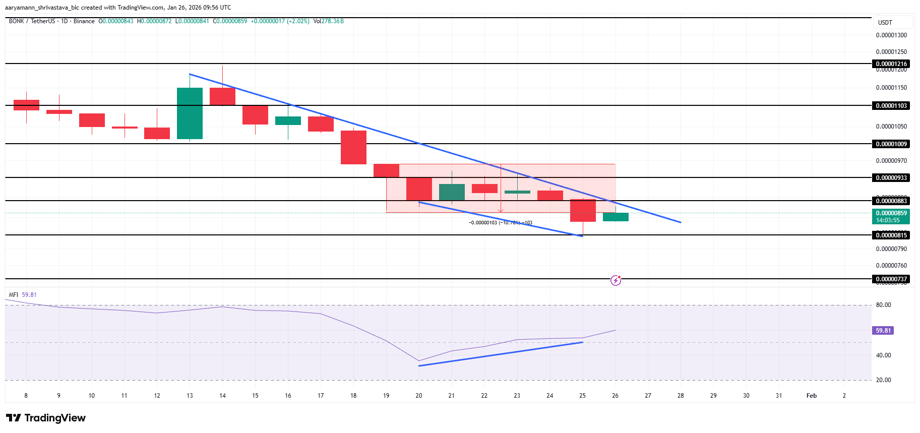 BONK Price Analysis. 