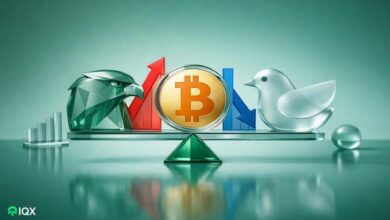 bitcoin caught between hawkish fed and dovish warsh