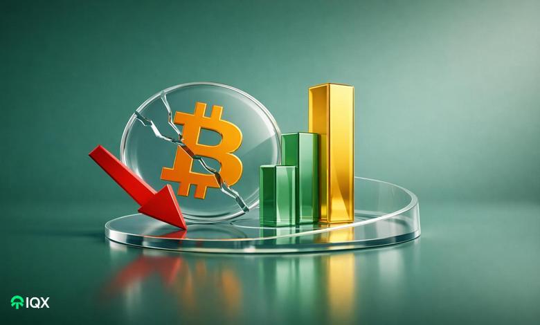 bitcoin threatens new breakdown us ppi gold 1 month high