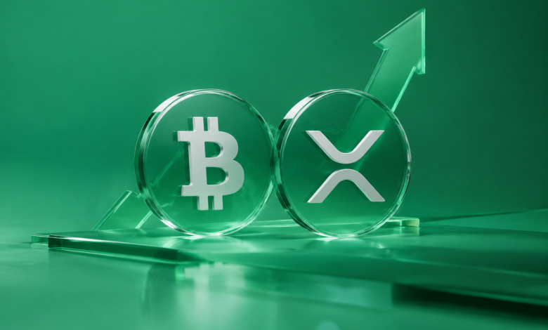 بيتكوين و ريبل